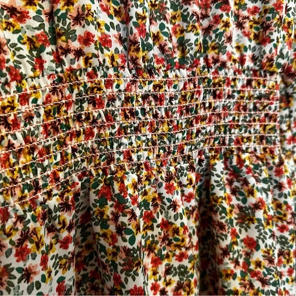 Max Studio |  Floral Blouse Size Large - Picture 8 of 12